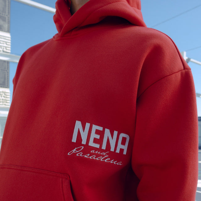 United Relaxed Hoodie Poppy Red