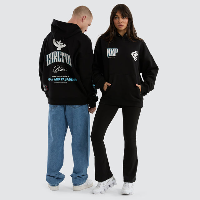 Carlton Blues Fighter Hoodie Jet Black