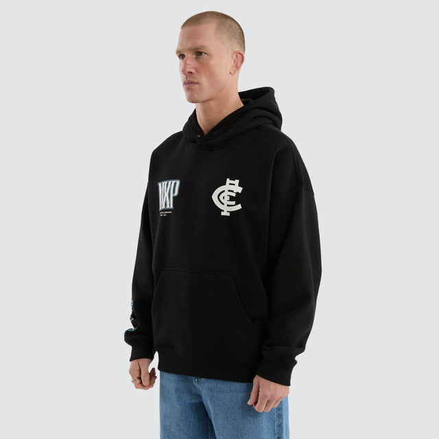 Carlton Blues Fighter Hoodie Jet Black