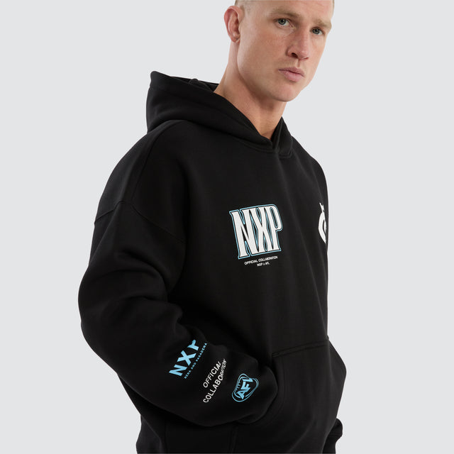 Carlton Blues Fighter Hoodie Jet Black