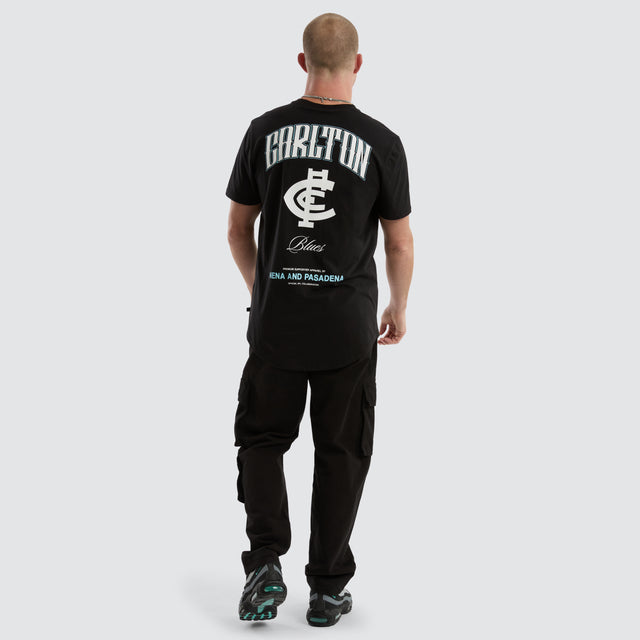 Carlton Blues Legend Tee Jet Black
