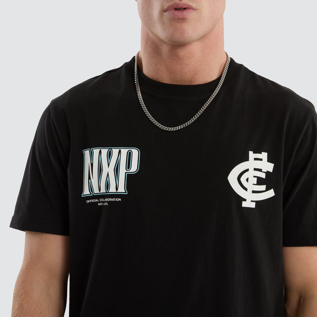 Carlton Blues Legend Tee Jet Black