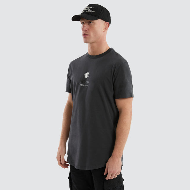 Carlton Blues Resident Tee Pigment Asphalt