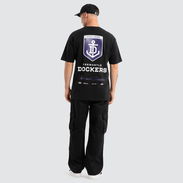 Fremantle Dockers AFL Season Tee Jet Black