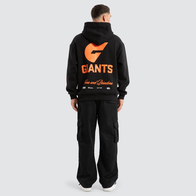 GWS Giants AFL Season Hoodie Jet Black