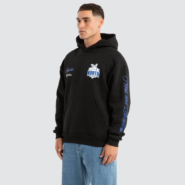 North Melbourne Kangaroos AFL Season Hoodie Jet Black
