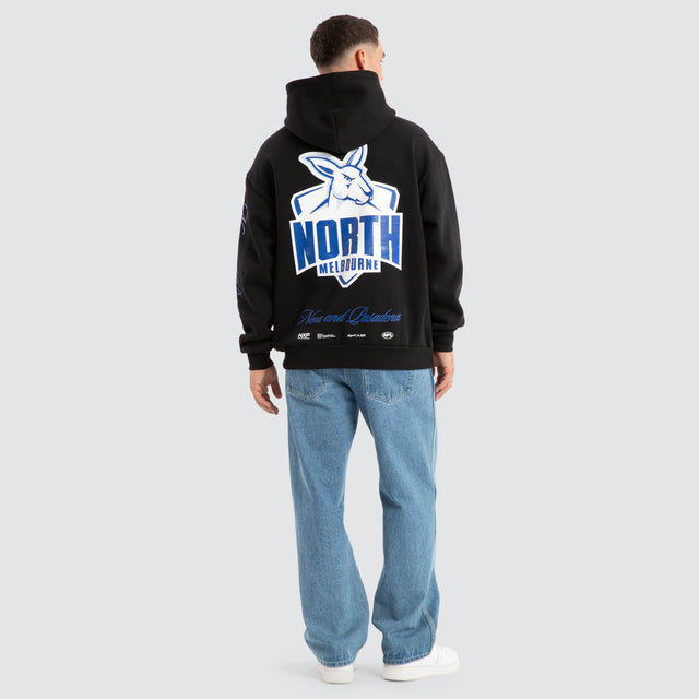 North Melbourne Kangaroos AFL Season Hoodie Jet Black