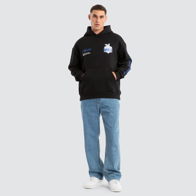 North Melbourne Kangaroos AFL Season Hoodie Jet Black