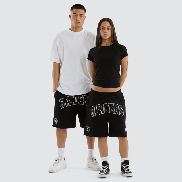 Las Vegas Raiders Hurdle Short Jet Black