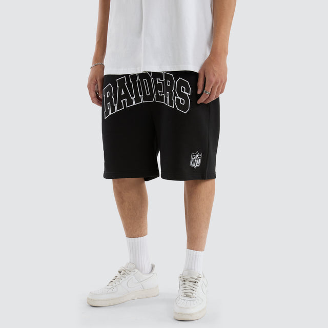Las Vegas Raiders Hurdle Short Jet Black