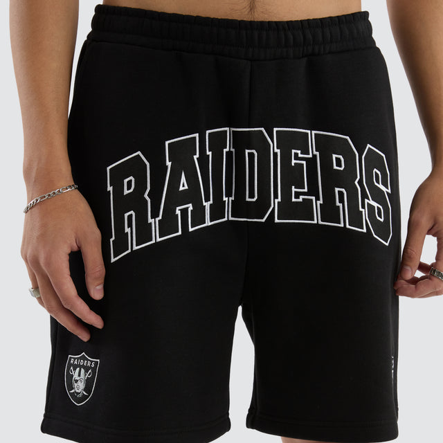 Las Vegas Raiders Hurdle Short Jet Black