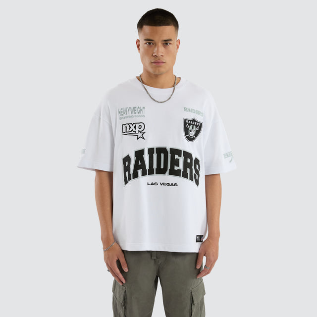 Las Vegas Loopback Raptor Tee White