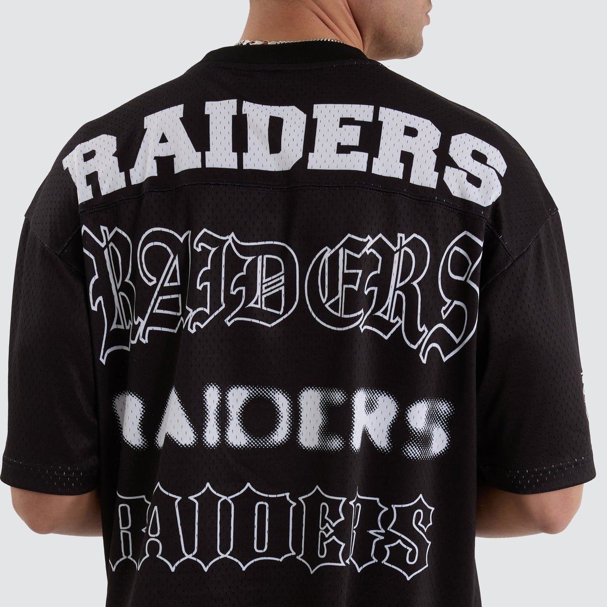 NXP x NFL Las Vegas Raiders Mesh Tee in Black Nena And Pasadena