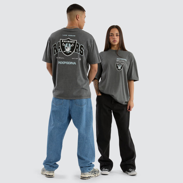 Las Vegas Raiders Driven Tee Pigment Charcoal