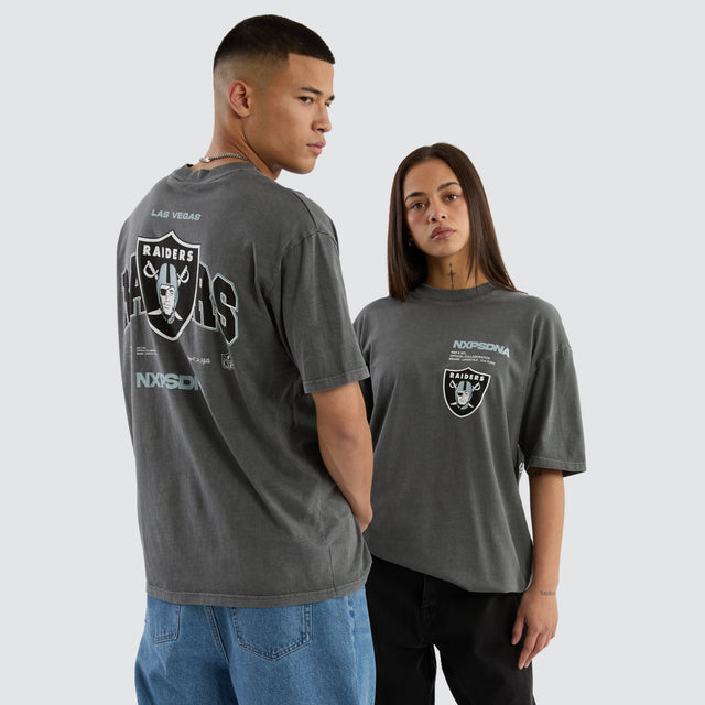 Las Vegas Raiders Driven Tee Pigment Charcoal