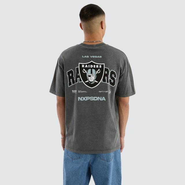 Las Vegas Raiders Driven Tee Pigment Charcoal