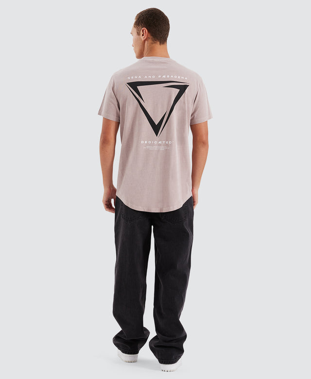 Downforce Dual Curved Tee Pigment Etherea