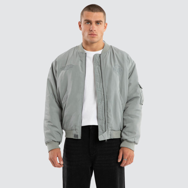 Spare Bomber Jacket Neutral Grey