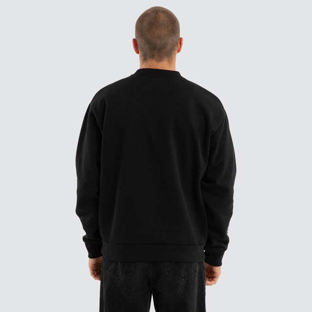 Warrior Relaxed Sweater Jet Black