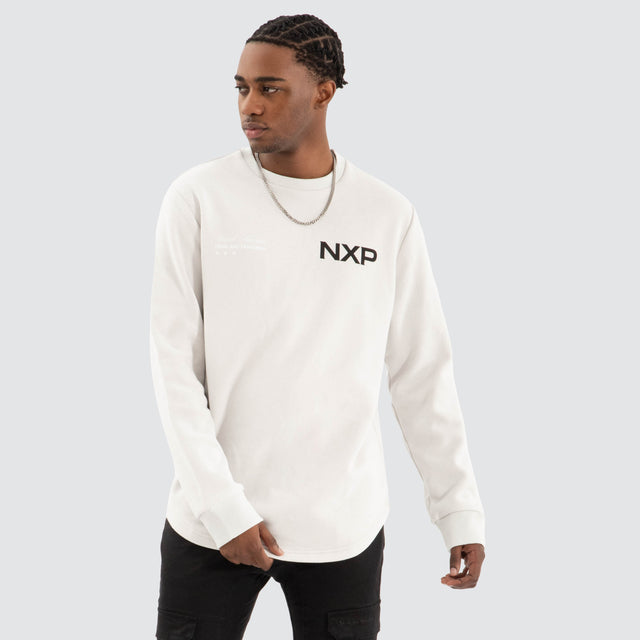 Epic Dual Curved Sweater Glacier Grey