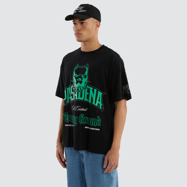 Trained Raptor Tee Anthracite Black