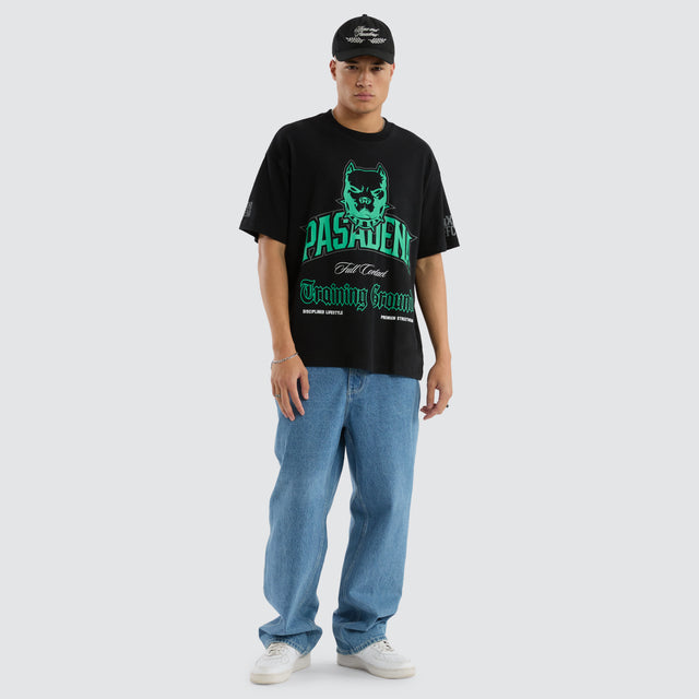 Trained Raptor Tee Anthracite Black