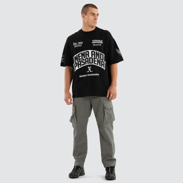 Pride Loopback Raptor Tee Jet Black
