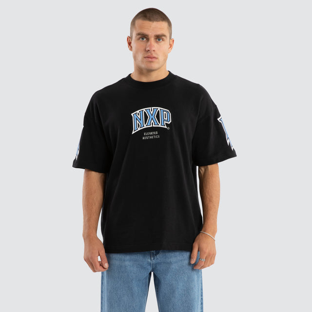 Factor Loopback Raptor Tee Anthracite Black