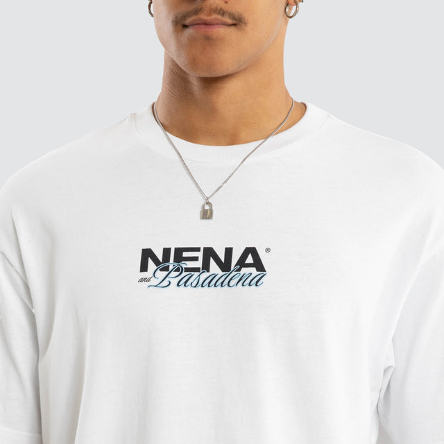 Demand Box Fit Tee White