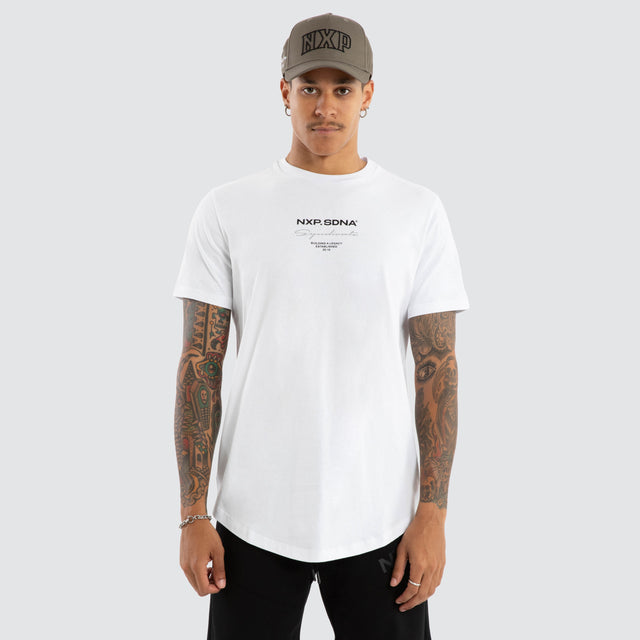 Origin Dual Curved Tee White
