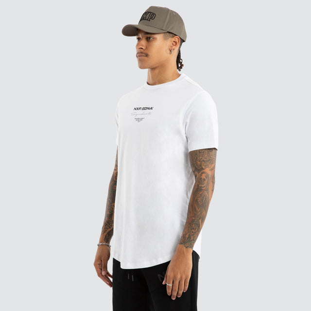 Origin Dual Curved Tee White