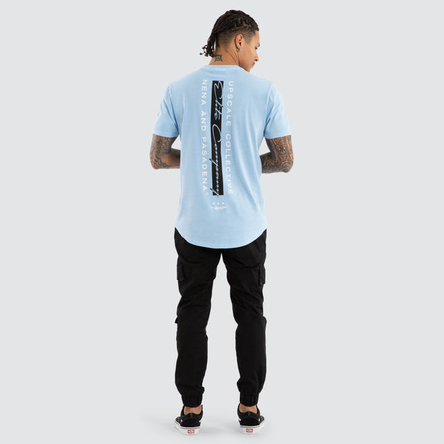 Whisper Dual Curved Tee Pigment Blue Bell