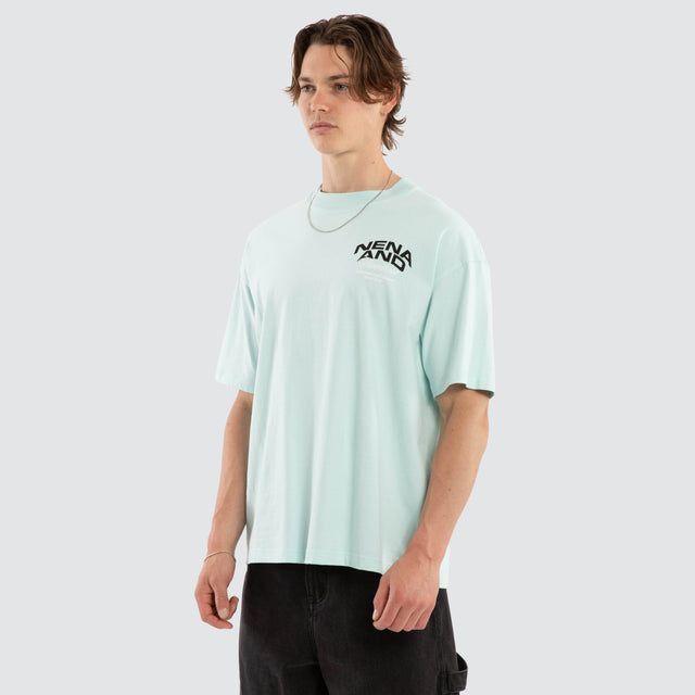 Loyal Raptor Tee Pastel Blue