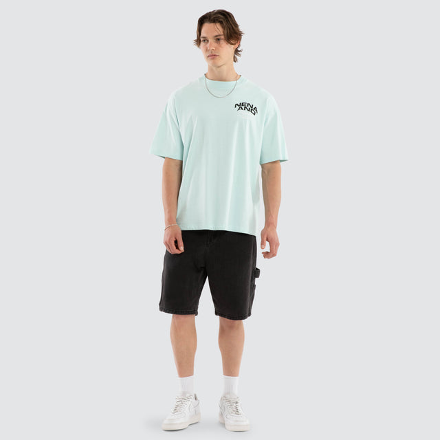 Loyal Raptor Tee Pastel Blue