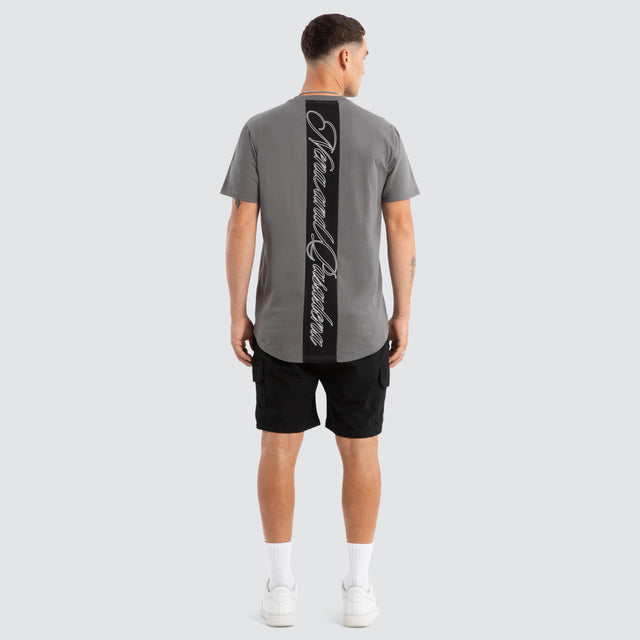 Juncture Dual Curved Tee Charcoal