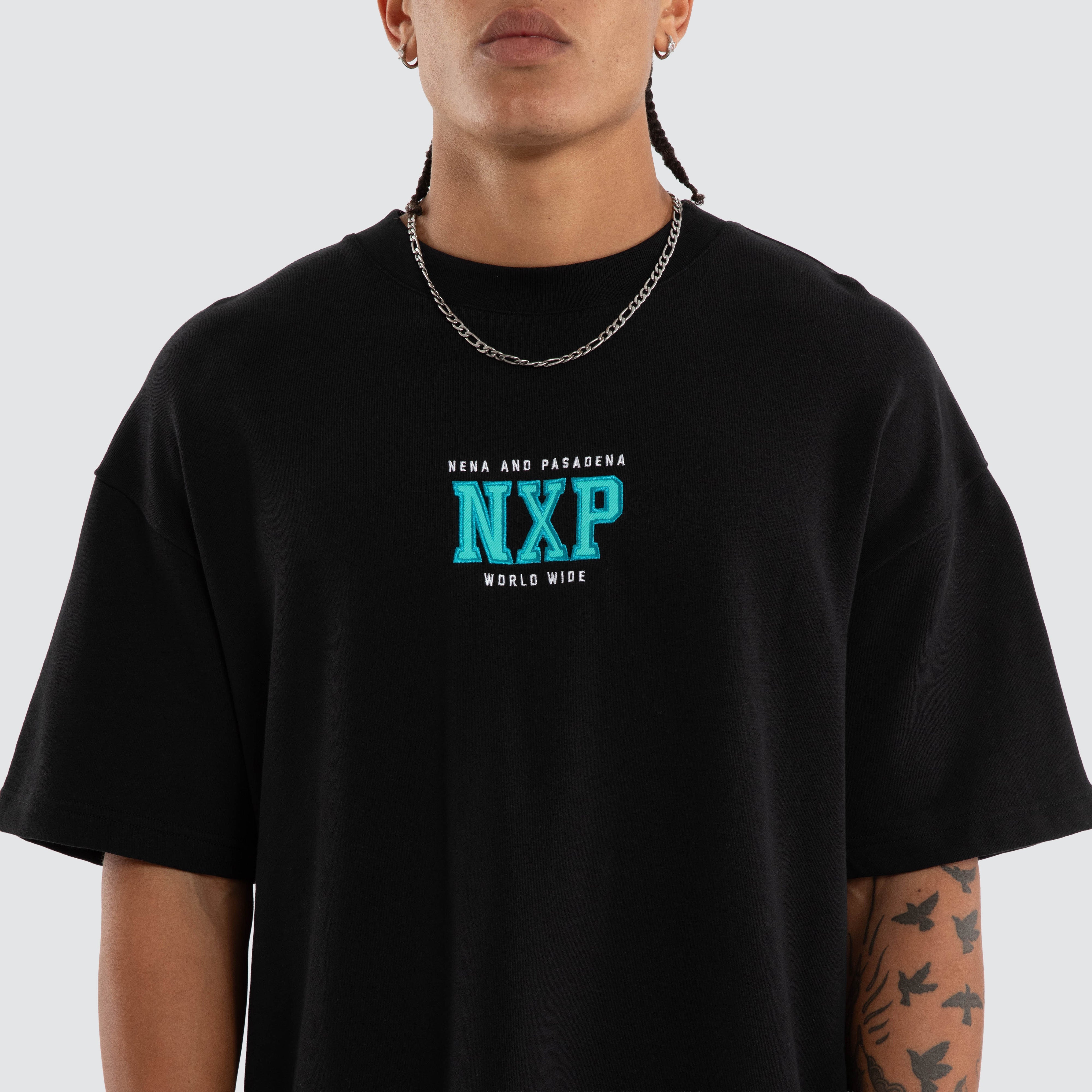 West Cotton Loopback Tee Black | NXP