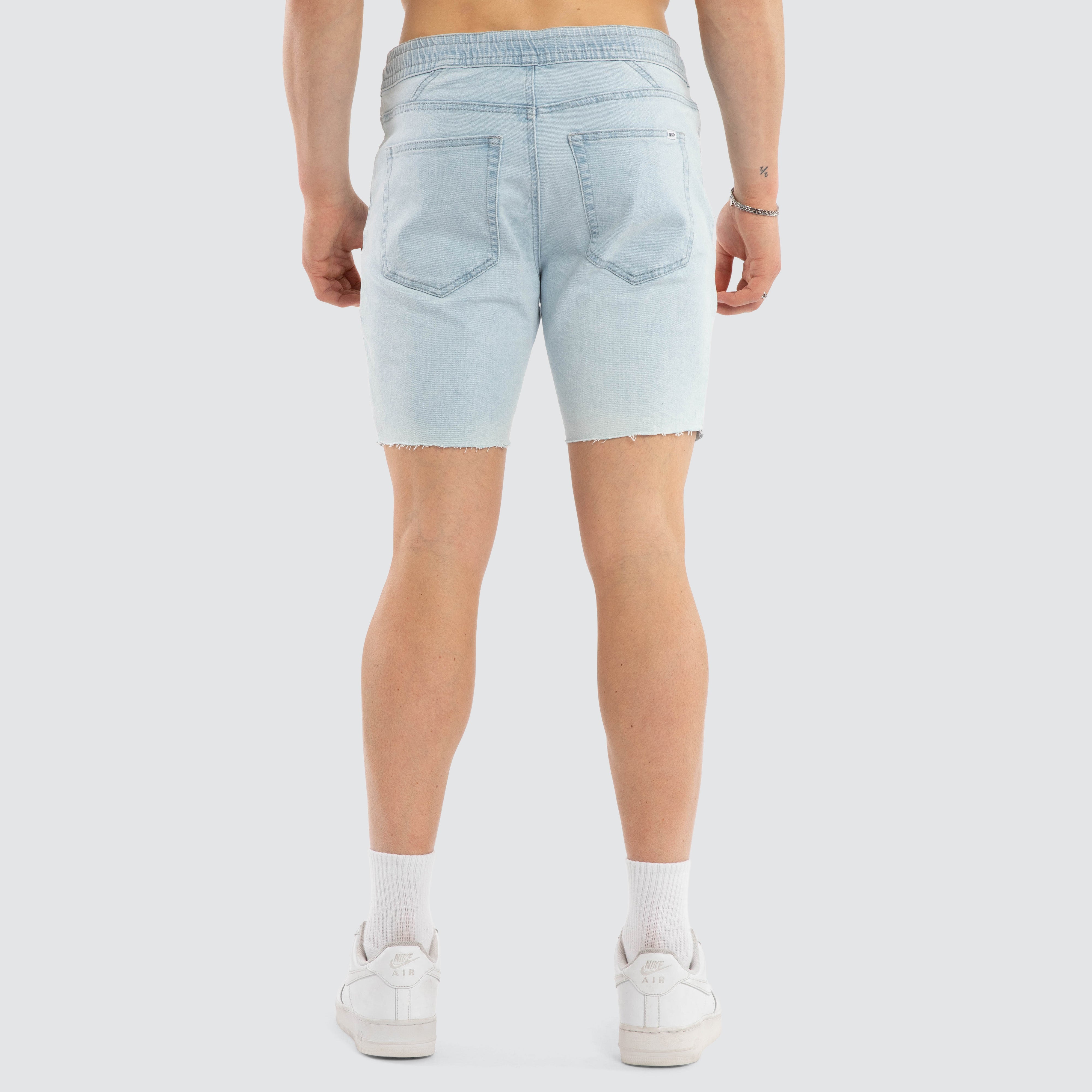 Hartford Denim Shorts in Sky Blue | Nena and Pasadena | NXP