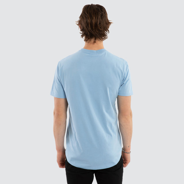Journey Dual Curved Tee Blue Bell