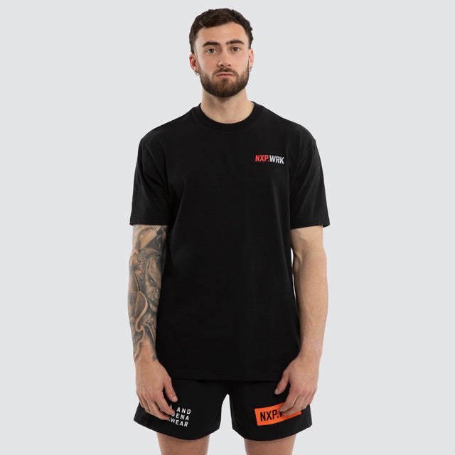 Concept Relaxed T-Shirt Black/Red