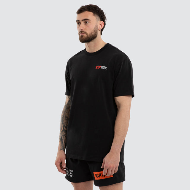 Concept Relaxed T-Shirt Black/Red