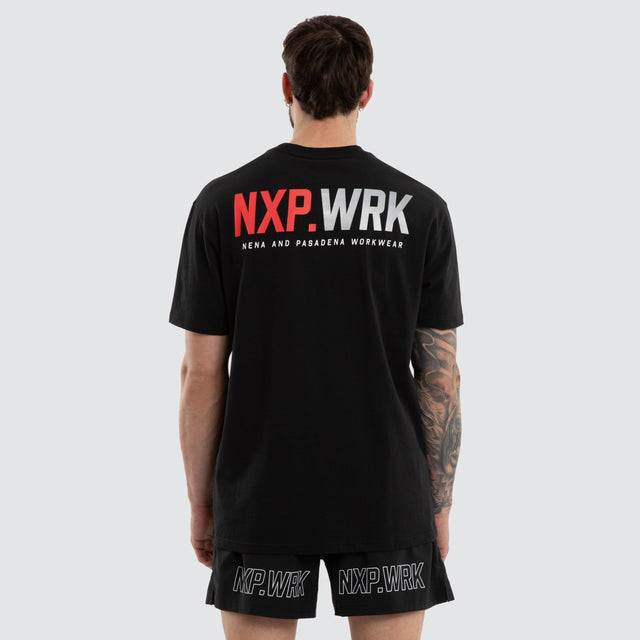 Concept Relaxed T-Shirt Black/Red