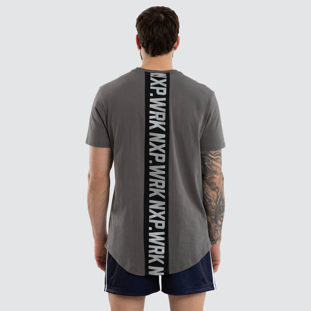 Frontman Dual Curved Tee Charcoal/Black