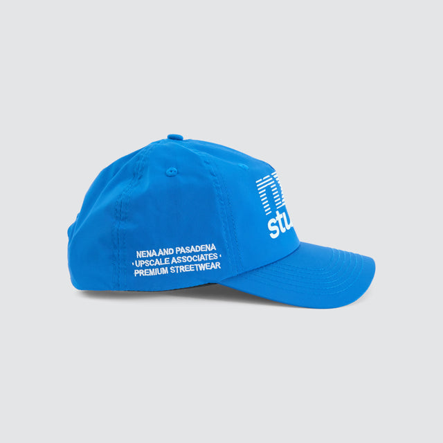 Model Wears Rein Golfer Cap Blue Caps in Blue - Image 2