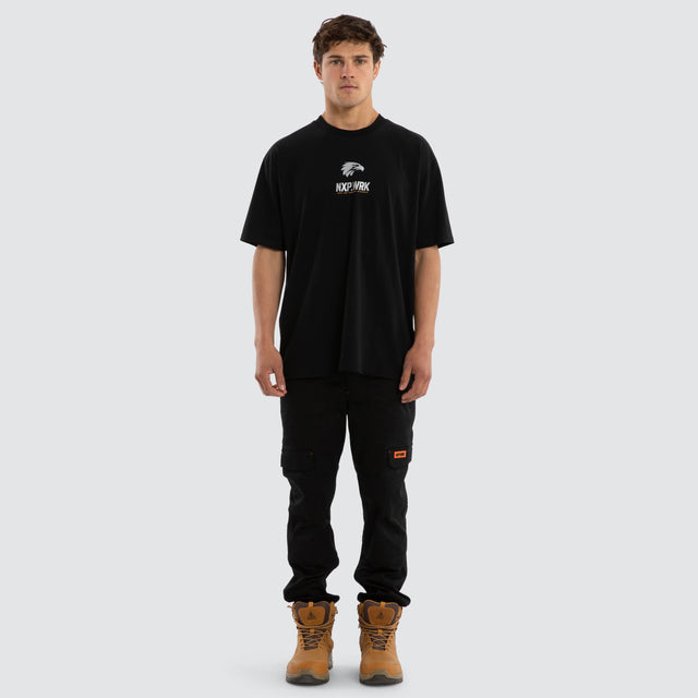 West Coast Eagles Union Tee Jet Black