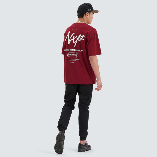 Arcade Heavy Oversized Tee Cabernet