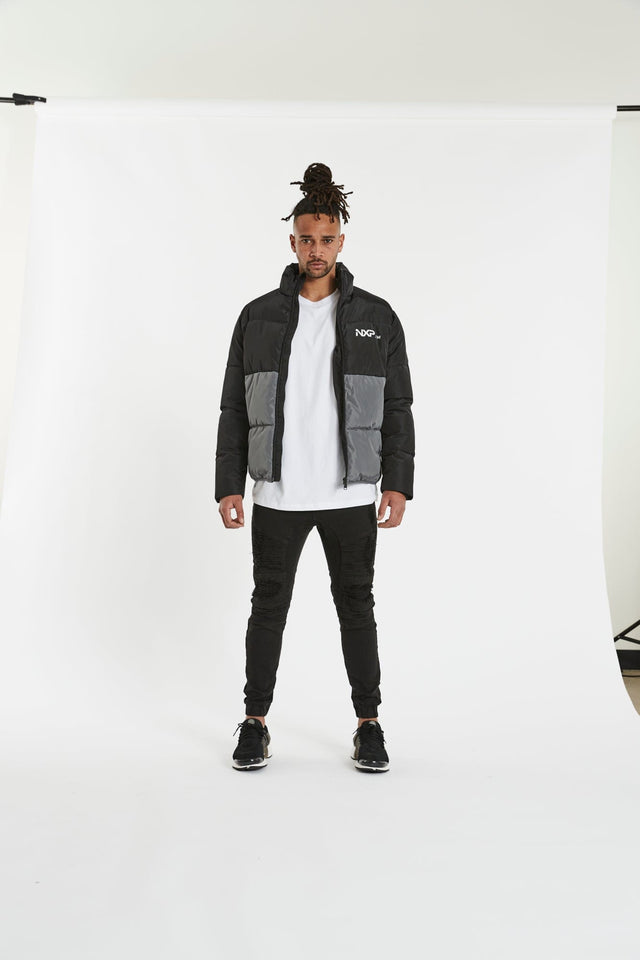 Axis Puffer Jacket Black/Charcoal