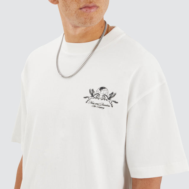 Company Heavy Street T-Shirt Natural White
