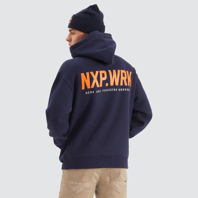 Concept Relaxed Fit Hoodie True Navy