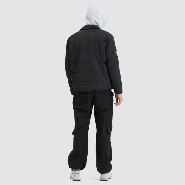 Context Puffer Shirt Jet Black
