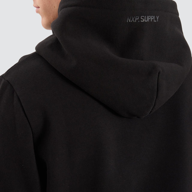 Conway Dual Curved Hoodie Jet Black